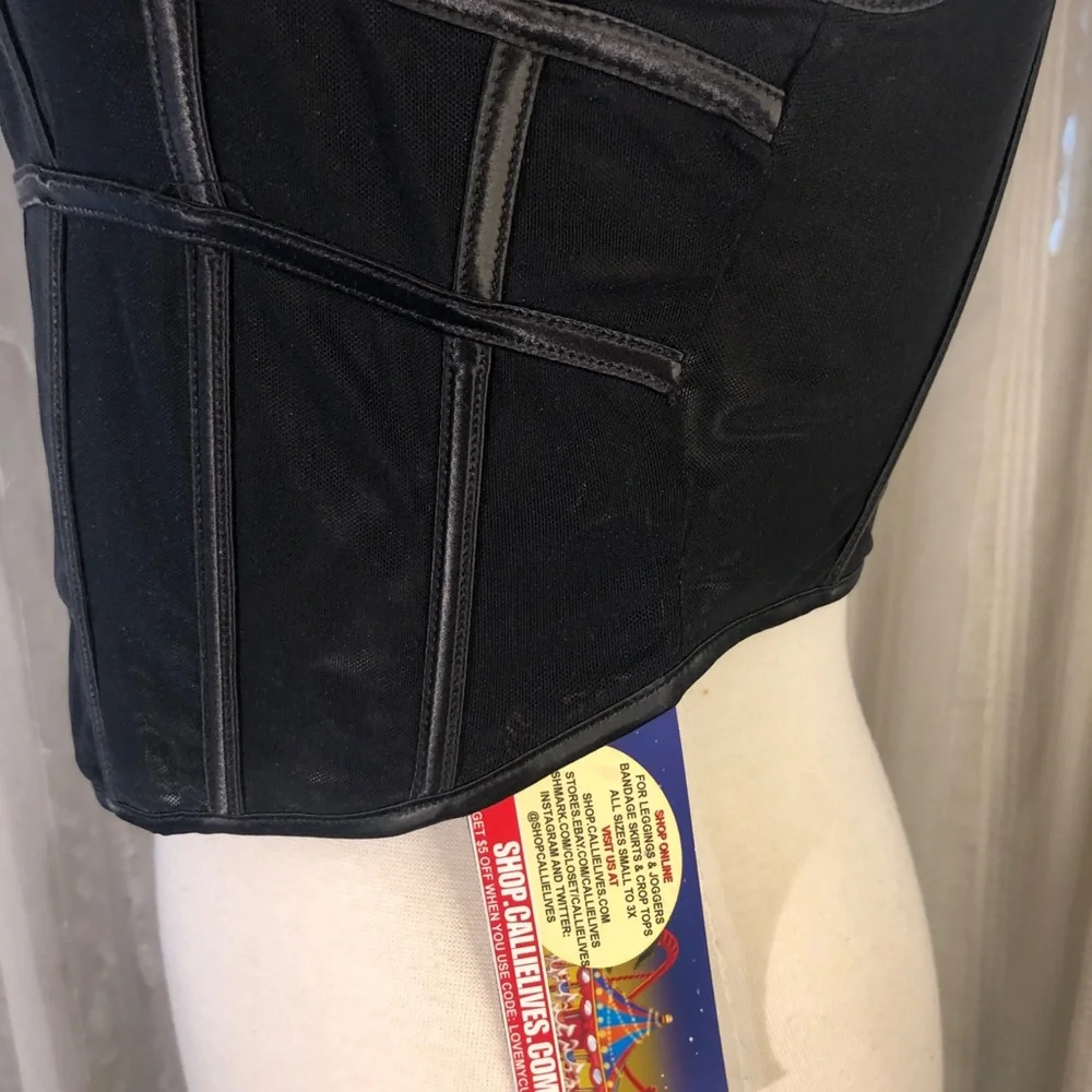 Callie Lives XL zip up corset. NWT - Picture 4 of 8